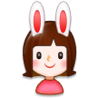 women with bunny ears on platform Samsung