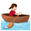 woman rowing boat on platform Samsung