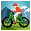 man mountain biking on platform Samsung