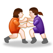 women wrestling on platform Samsung