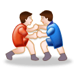 men wrestling on platform Samsung