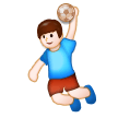 man playing handball on platform Samsung