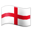 flag: England on platform Samsung
