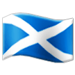 flag: Scotland on platform Samsung
