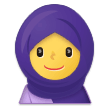 woman with headscarf on platform Samsung