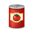 canned food on platform Samsung