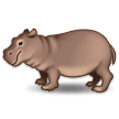 hippopotamus on platform Samsung