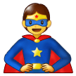 superhero on platform Samsung