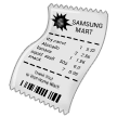 receipt on platform Samsung