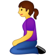 woman kneeling on platform Samsung
