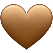 brown heart on platform Samsung
