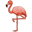 flamingo on platform Samsung