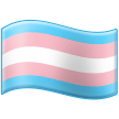 transgender flag on platform Samsung