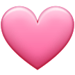 pink heart on platform Samsung