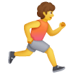 person running facing right on platform Samsung