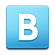 B button (blood type) on platform Samsung