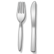 fork and knife on platform Samsung
