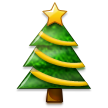 Christmas tree on platform Samsung