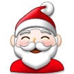 Santa Claus on platform Samsung