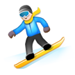 snowboarder on platform Samsung