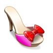 woman’s sandal on platform Samsung