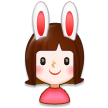people with bunny ears on platform Samsung