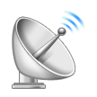 satellite antenna on platform Samsung