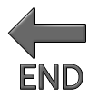 END arrow on platform Samsung