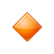 small orange diamond on platform Samsung