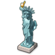 Statue of Liberty on platform Samsung