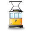 tram on platform Samsung