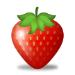 strawberry on platform Samsung