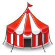 circus tent on platform Samsung