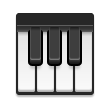 musical keyboard on platform Samsung