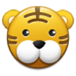 tiger face on platform Samsung