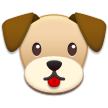 dog face on platform Samsung