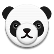 panda face on platform Samsung