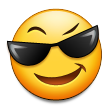 Smiling Face with Sunglasses Emoji on platform Samsung