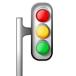 vertical traffic light on platform Samsung