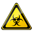 biohazard sign on platform Samsung