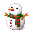 snowman without snow on platform Samsung