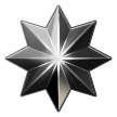eight-pointed star on platform Samsung