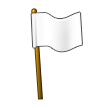 white flag on platform Samsung