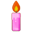 candle on platform Samsung