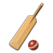 cricket bat and ball on platform Samsung