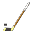 ice hockey stick and puck on platform Samsung