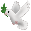dove of peace on platform Samsung