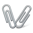 linked paperclips on platform Samsung