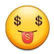 money mouth face on platform Samsung