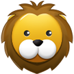 lion face on platform Samsung